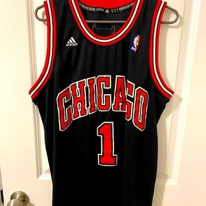 Adidas Chicago Bulls Derek Rose jersey - MEDIUM Black